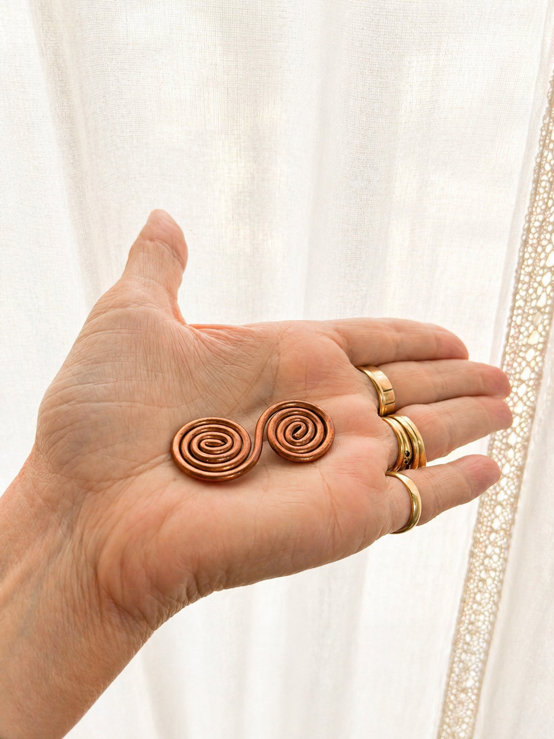 Dispositivo de cromoterapia en uso